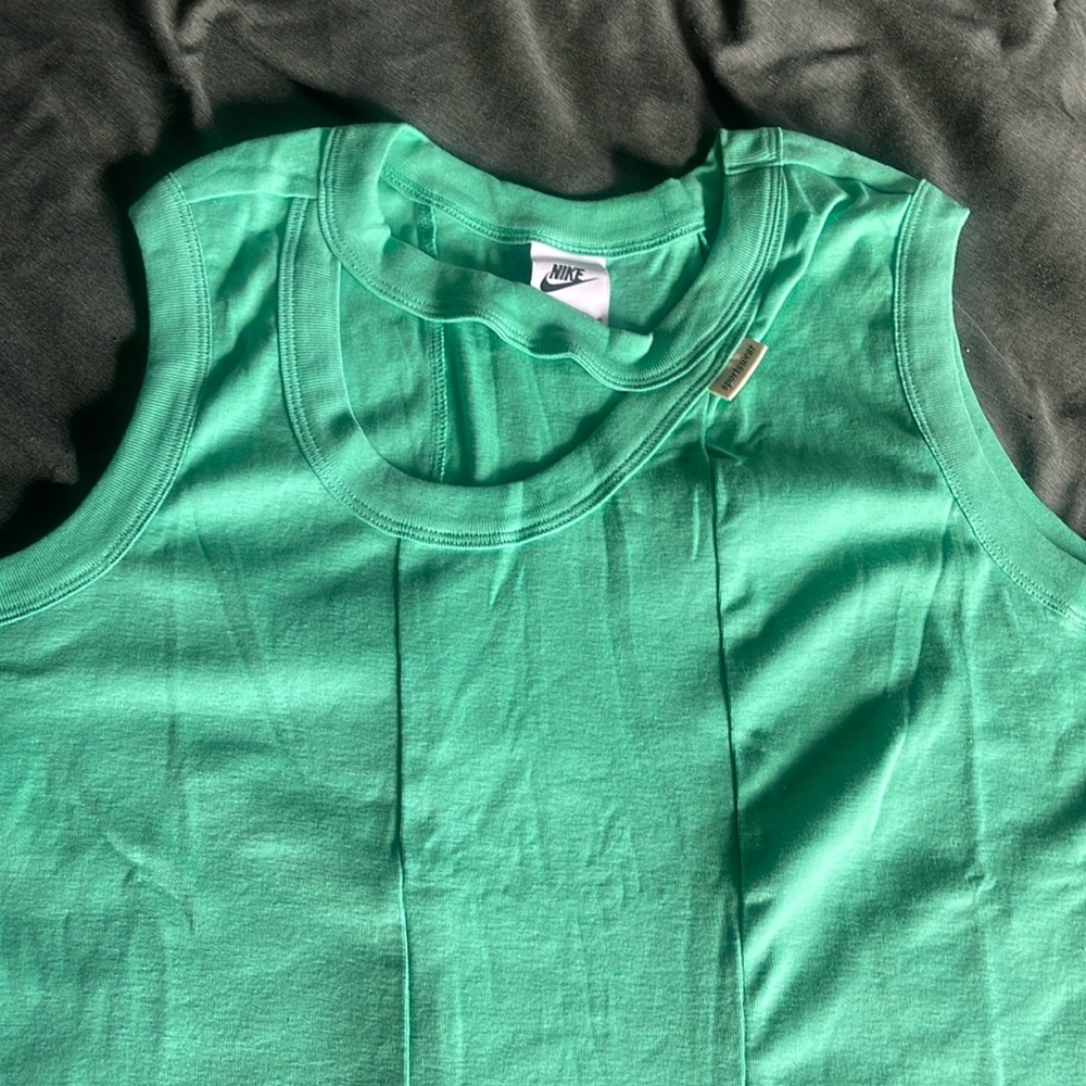 Nike midi green sportswear dress